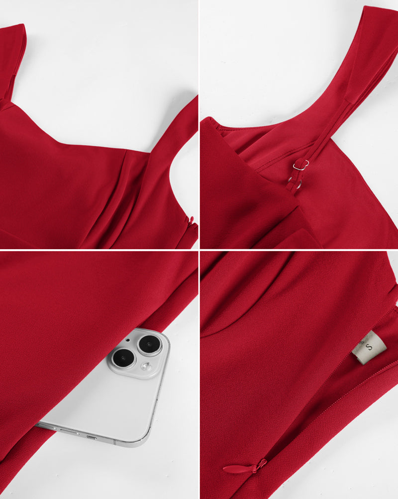 belle poque 2026 Women Graduation Dress with Pockets Short Bow Cocktail Party Dresses