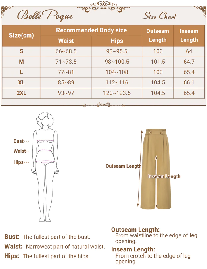 belle poque BellePoque's Vintage Pants Hot Sale