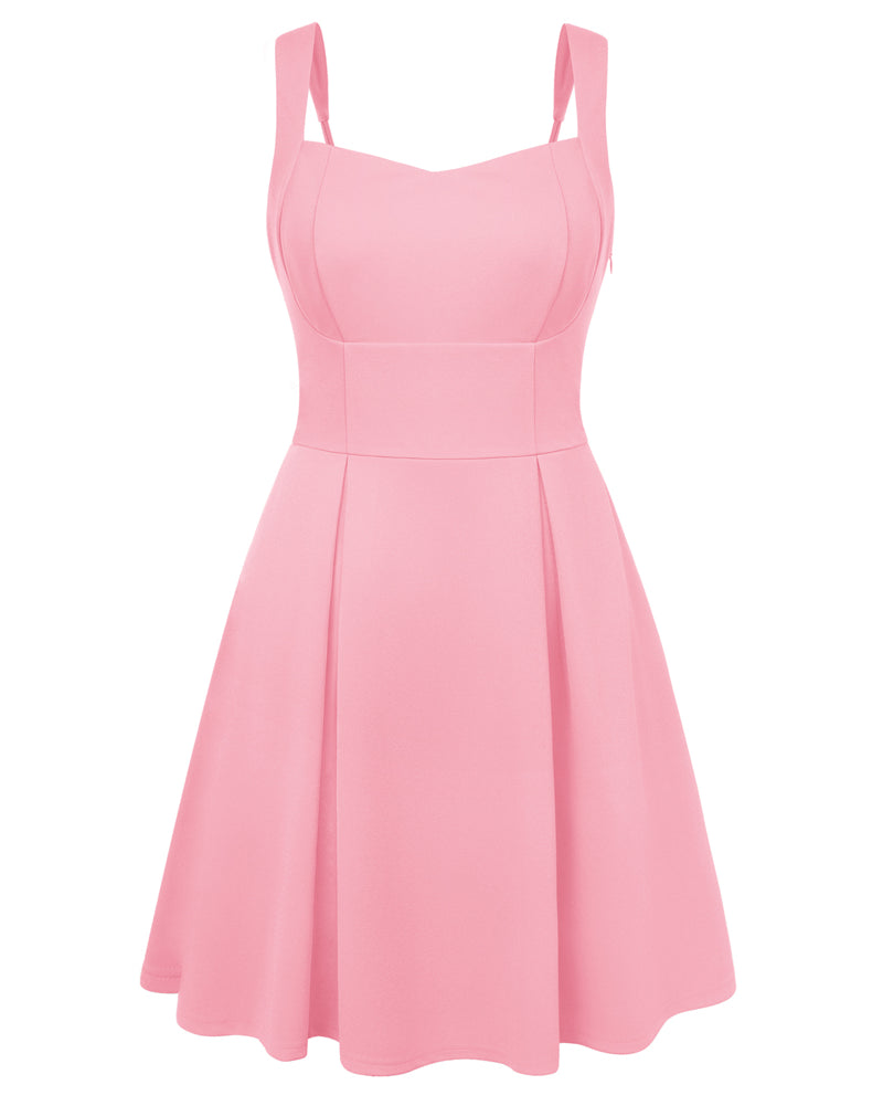 belle poque 2026 Women Graduation Dress with Pockets Short Bow Cocktail Party Dresses Pink