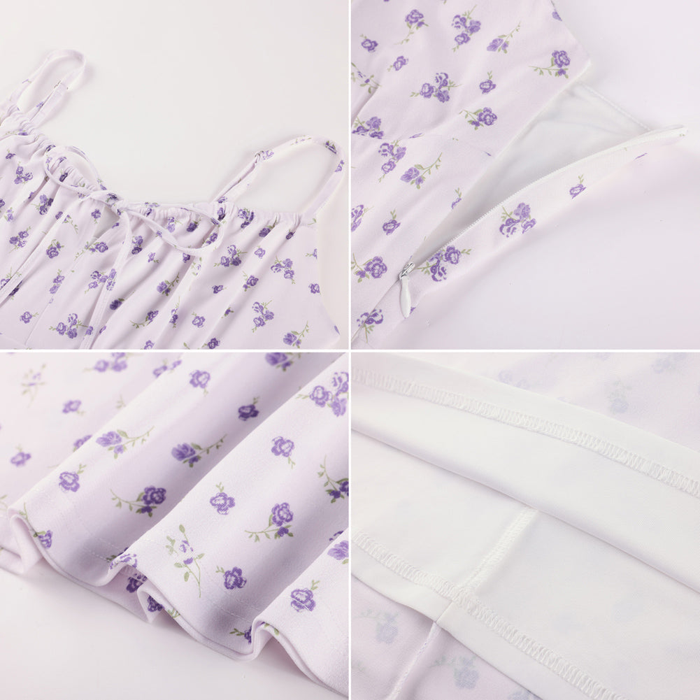 belle poque Women Vintage Mermaid Dress Tie Square Neck Bodycon Dress