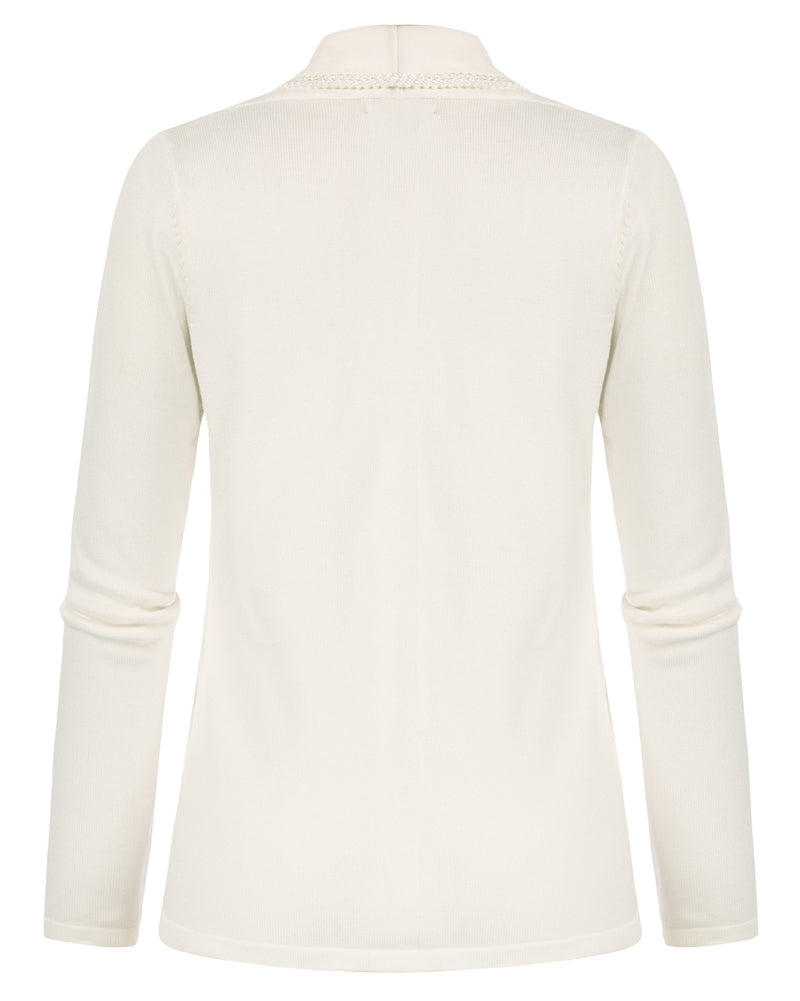 belle poque Vintage Shawl Lapel Cardigan Sweater Long Sleeve Knitted Blazer Coat