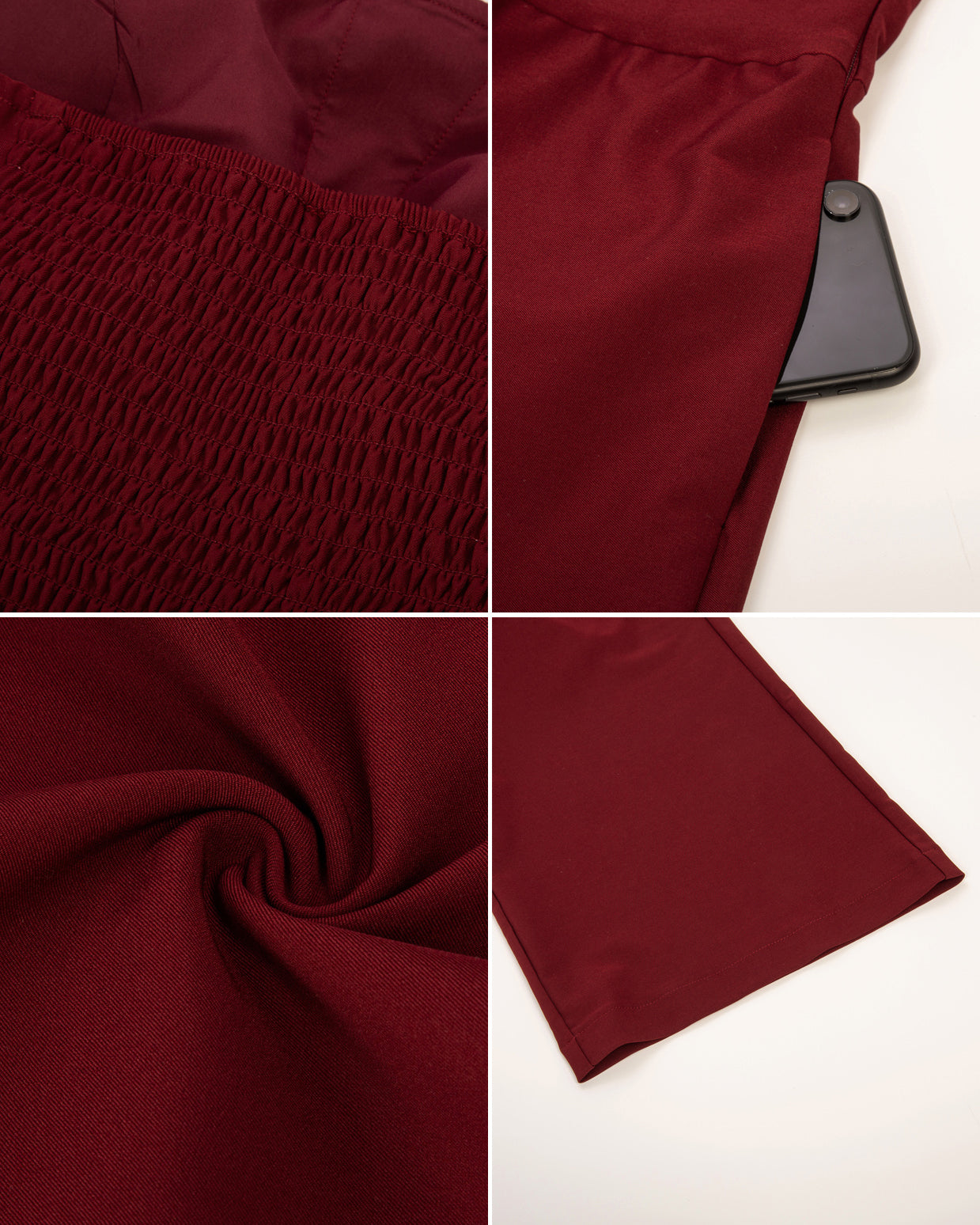 belle poque Halter Jumpsuits High Waisted Wide Leg Jumpsuits with Pockets