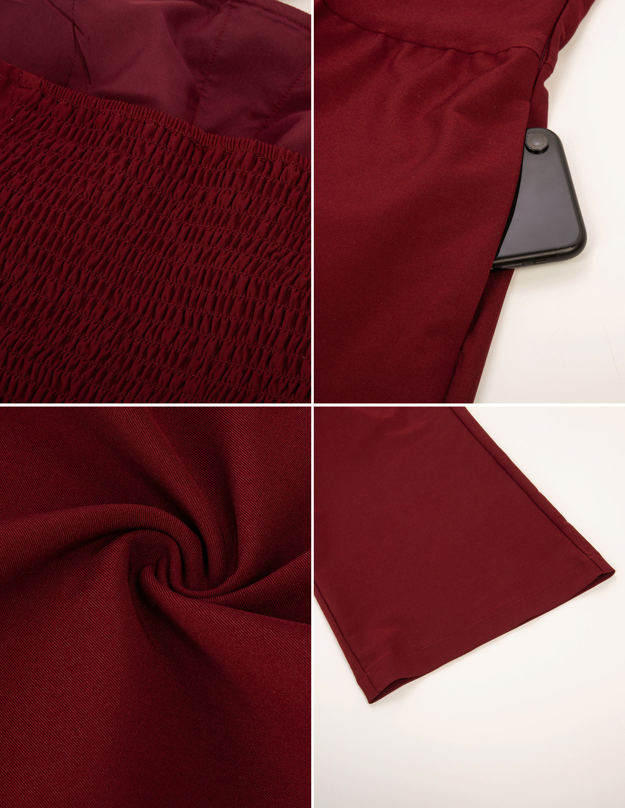 belle poque Halter Jumpsuits High Waisted Wide Leg Jumpsuits with Pockets