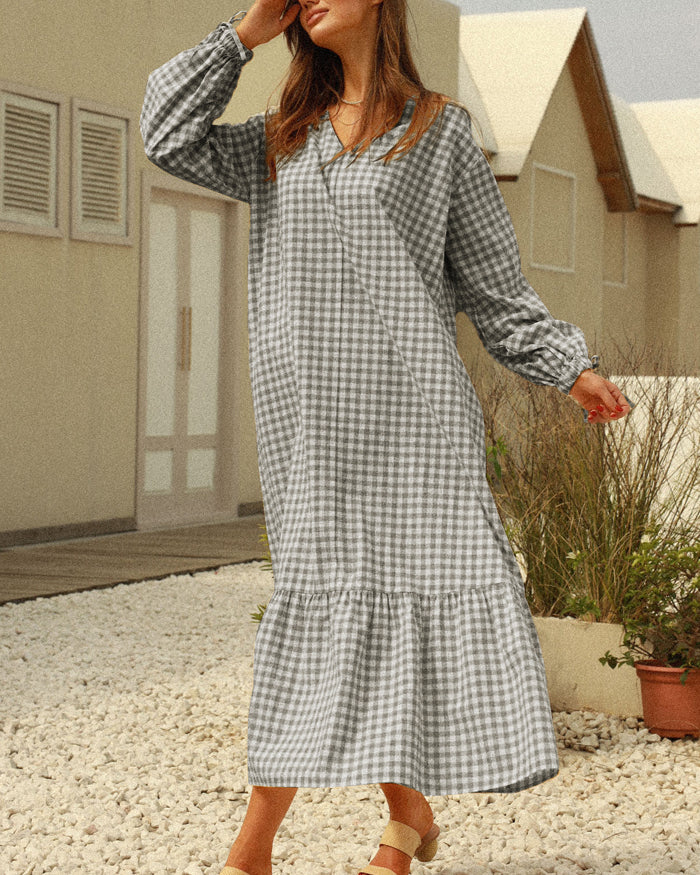 belle poque Frieeah Loose Fit Flared Dress