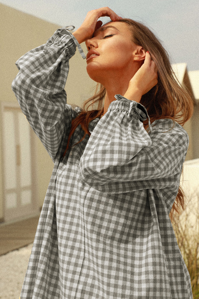 belle poque Frieeah Loose Fit Flared Dress