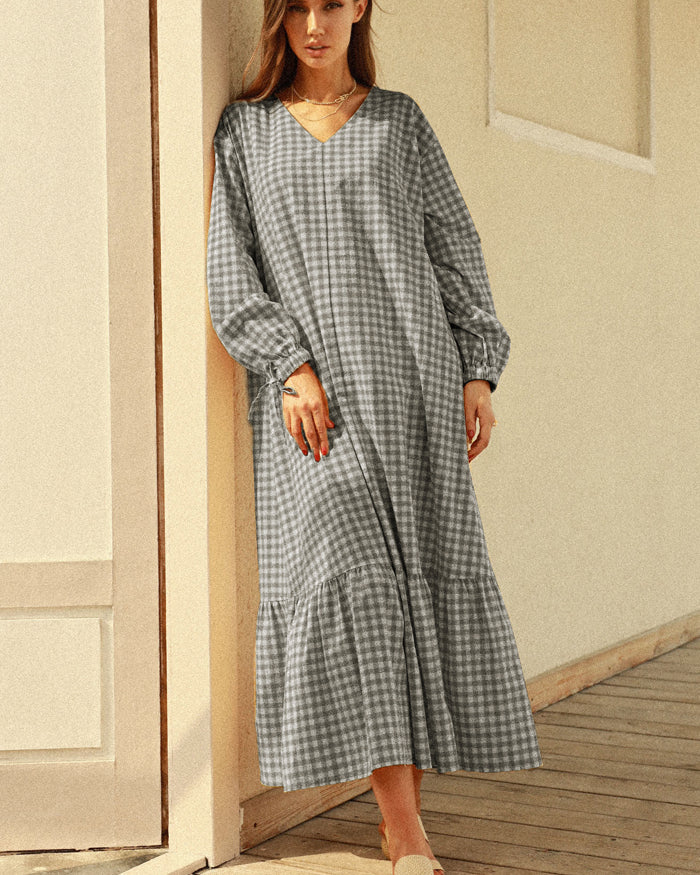 belle poque Frieeah Loose Fit Flared Dress