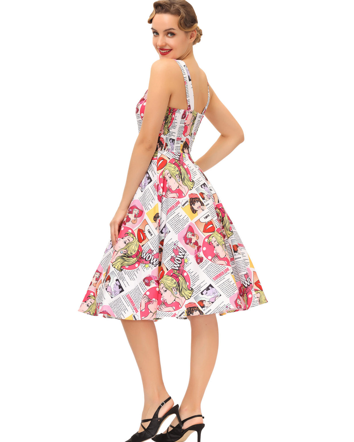 belle poque 1950s Retro Vintage Sleeveless Homecoming Dresses Cocktail Party