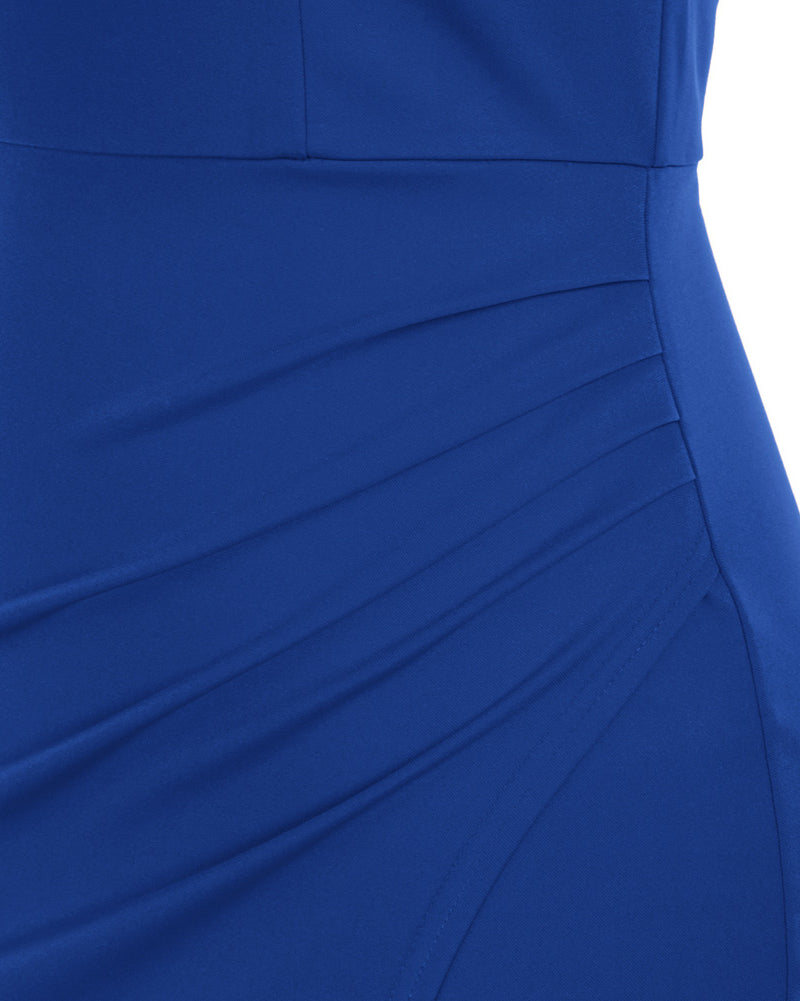 belle poque Ruched Wrap Sweetheart Neck Sleeveless Bodycon Dress⏰Flash Sale