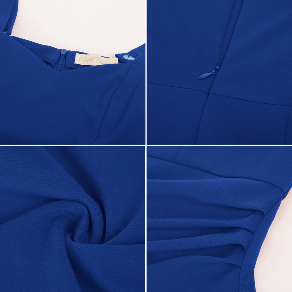 belle poque Ruched Wrap Sweetheart Neck Sleeveless Bodycon Dress⏰Flash Sale