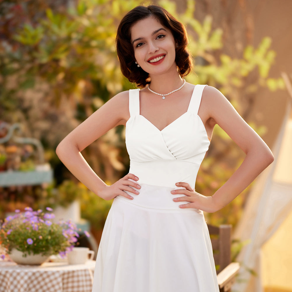 belle poque Seckill Offer⌛Solid Clolor Surplice V-Neck Tops Slim Fit Ruched Bodice Tops