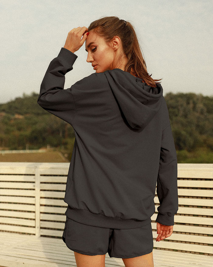 belle poque Frieeah Casual Hooded Two-piece Sets