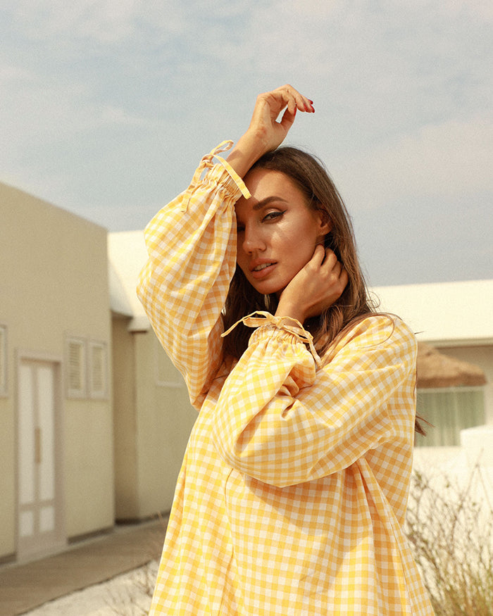 belle poque Frieeah Loose Fit Flared Dress