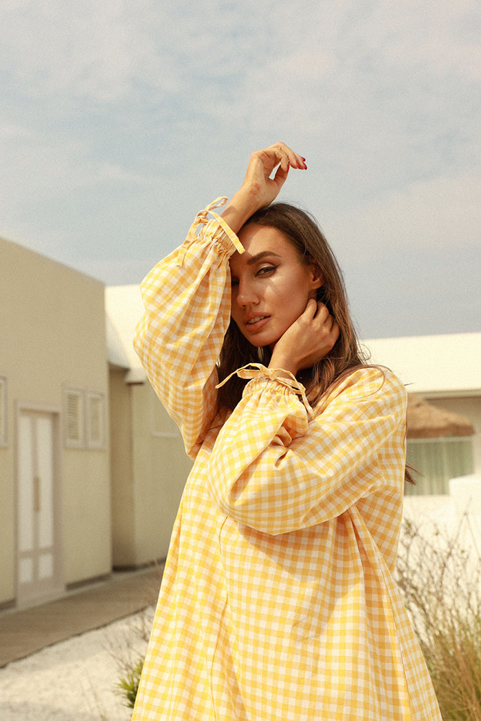 belle poque Frieeah Loose Fit Flared Dress