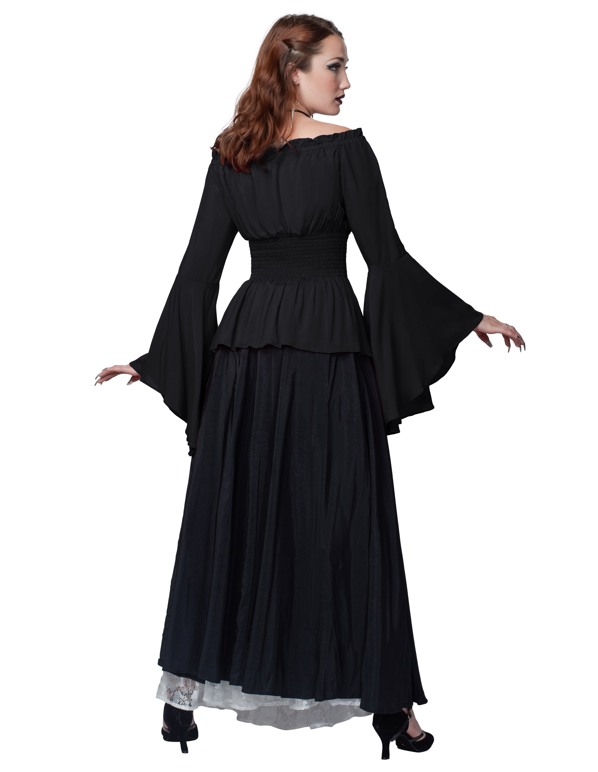 belle poque Vintage Renaissance Medieval Gothic Victorian Bell Sleeves Tops