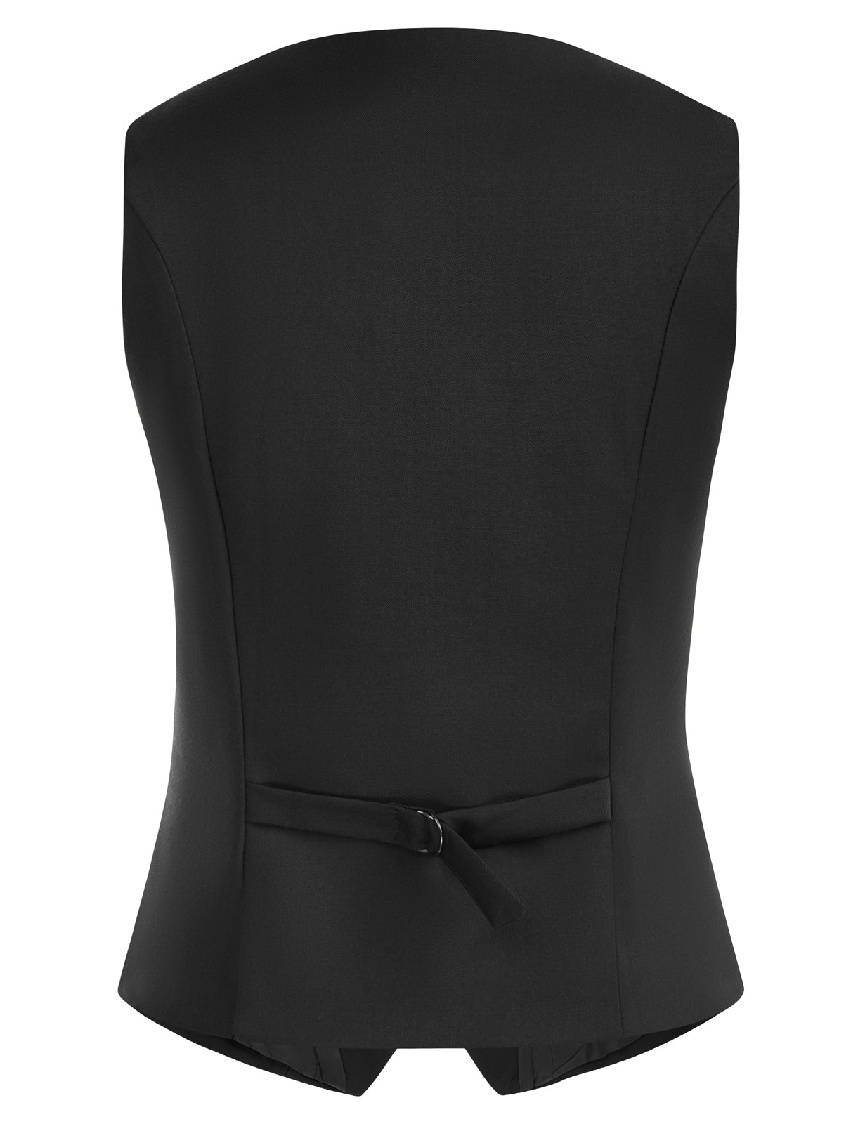 belle poque Double Breasted Waistcoat Vintage Lapel Collar Vest Coat with 2 Pockets