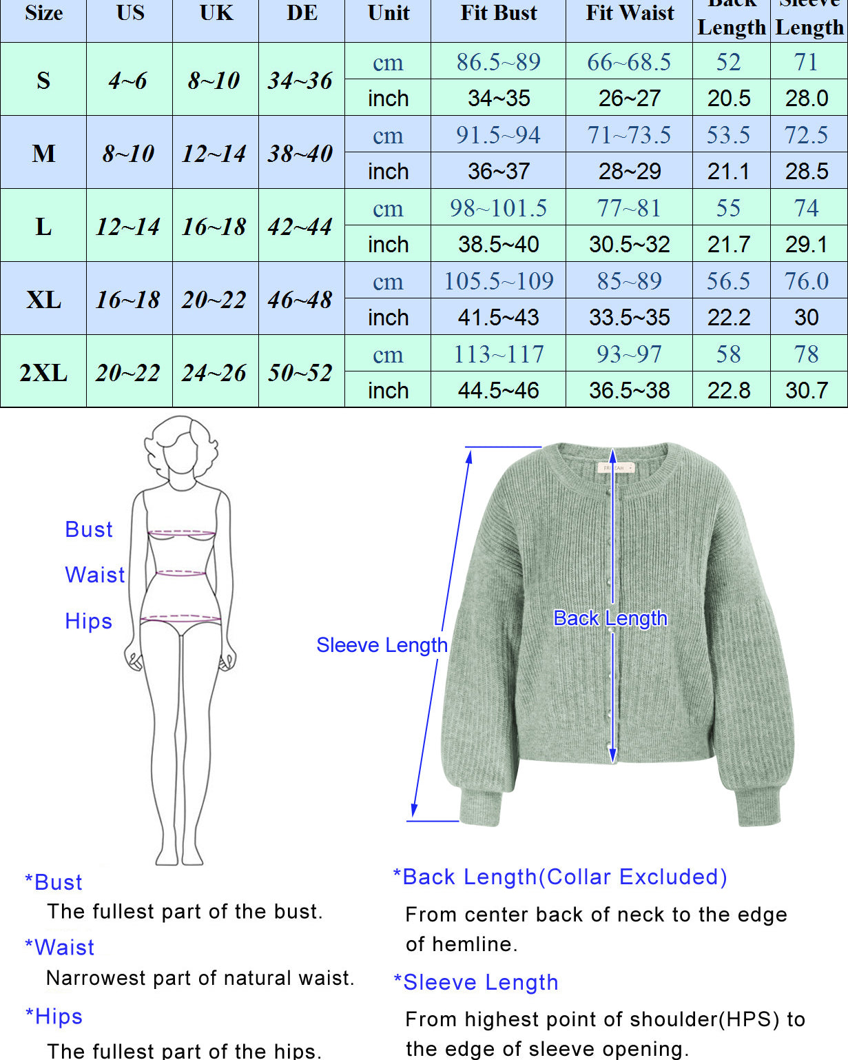 belle poque Frieeah Crew Neck Cardigan Sweater