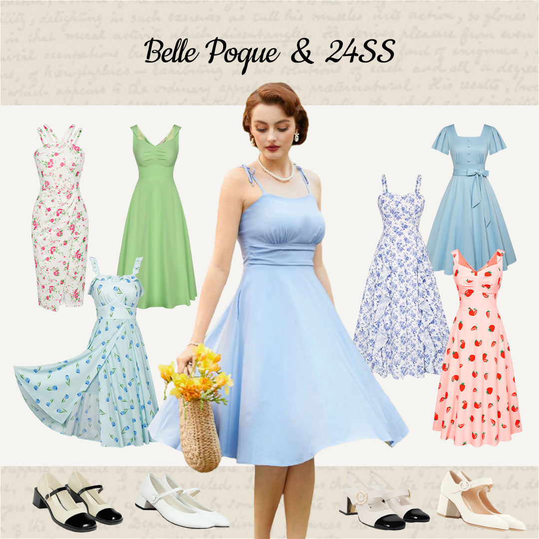 belle poque retro dress Belle Poque Cherry Print Dress Womens Large Black Red Retro Rockabilly