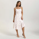belle poque 2026 Floral Dress for Women Spring Summer Flowy Ruffle Midi Dresses