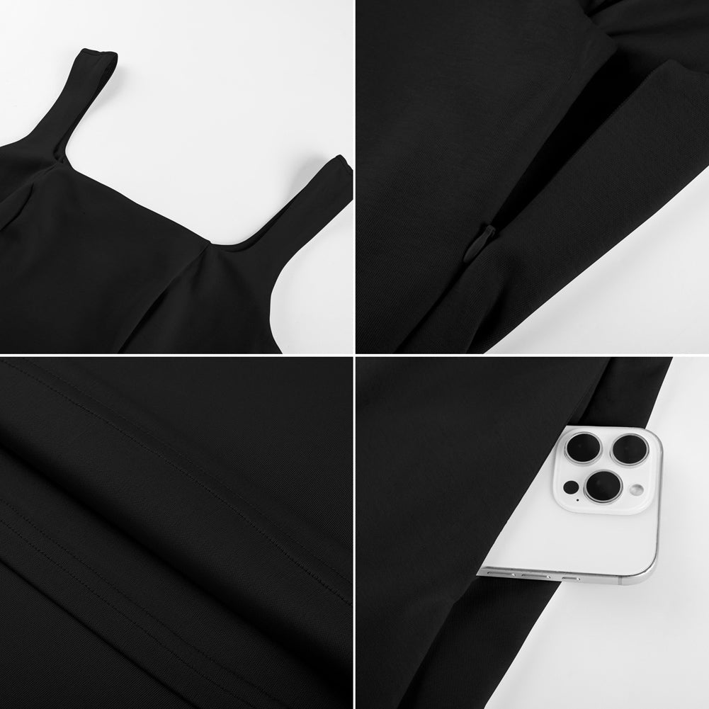 belle poque Homecoming Dresses with Pockets Semi Formal A Line Mini Grad Dress