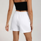 belle poque 2026 Women Vintage 100% Cotton Shorts Wide Leg Shorts with Pockets