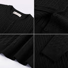belle poque Belle Poque Women Fall Cardigan Sweater Button Up Cropped Cardigan Lightweight Crew Neck Sweater 2026