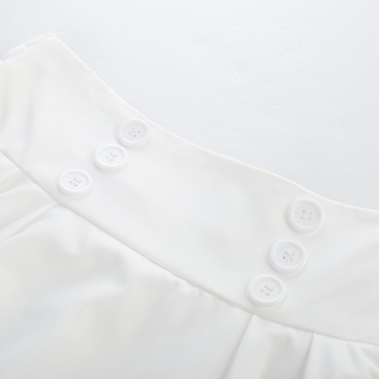 belle poque BP Women Vintage Swing Skirt Elastic Waist Button Decorated Flared A-Line Skirt