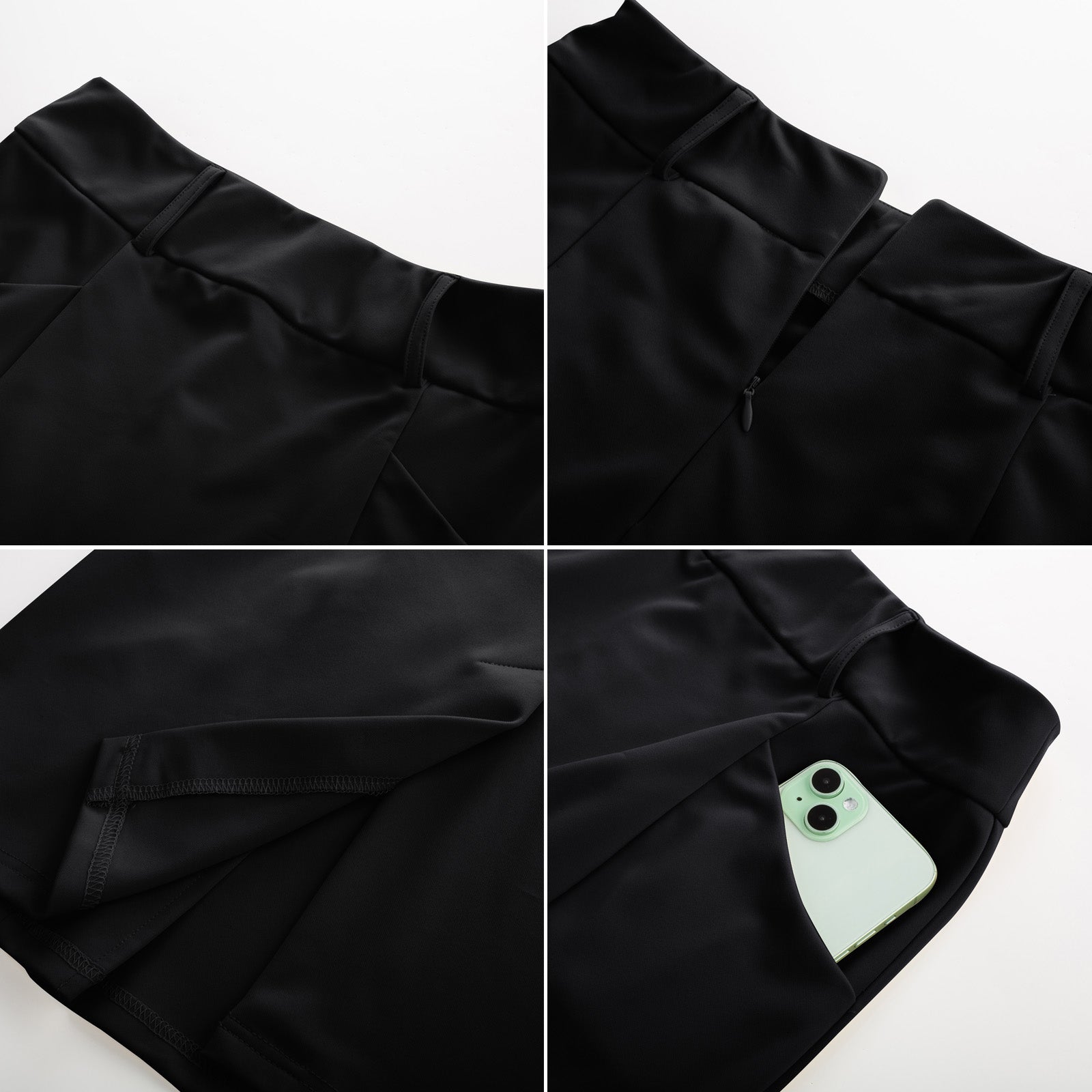 belle poque BP Women Vintage Bodycon Skirt Elastic Waist Below Knee Hips-Wrapped Skirt