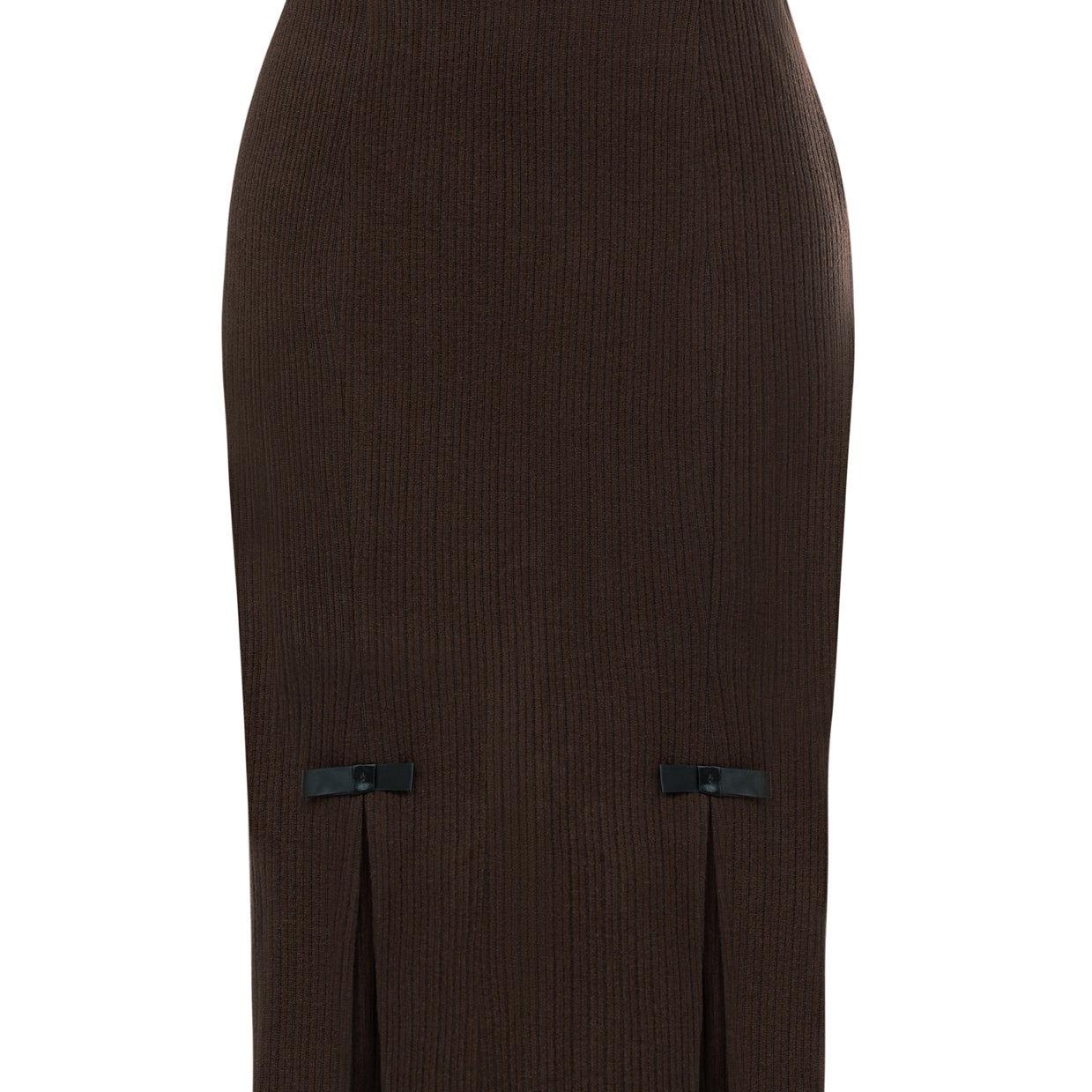 Vintage Corduroy Skirt High Waist Below Knee Bodycon Skirt