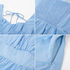 belle poque Vintage Dress 2026 Summer Layered Tiered Ruffle Swing Midi Dress