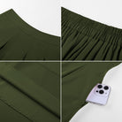 belle poque 2026 Women Spring Vintage Chiffon Skirt Below Knee Flared A-Line Skirt