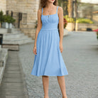 belle poque Summer Dress for Women 2026 Sleeveless Sundress Flowy Wedding Guest Dresses