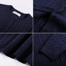 belle poque Belle Poque Women Fall Cardigan Sweater Button Up Cropped Cardigan Lightweight Crew Neck Sweater 2026