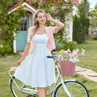 belle poque Spring 2026 Women's Short Sleeve Bolero Shrug Lightweight Cardigan