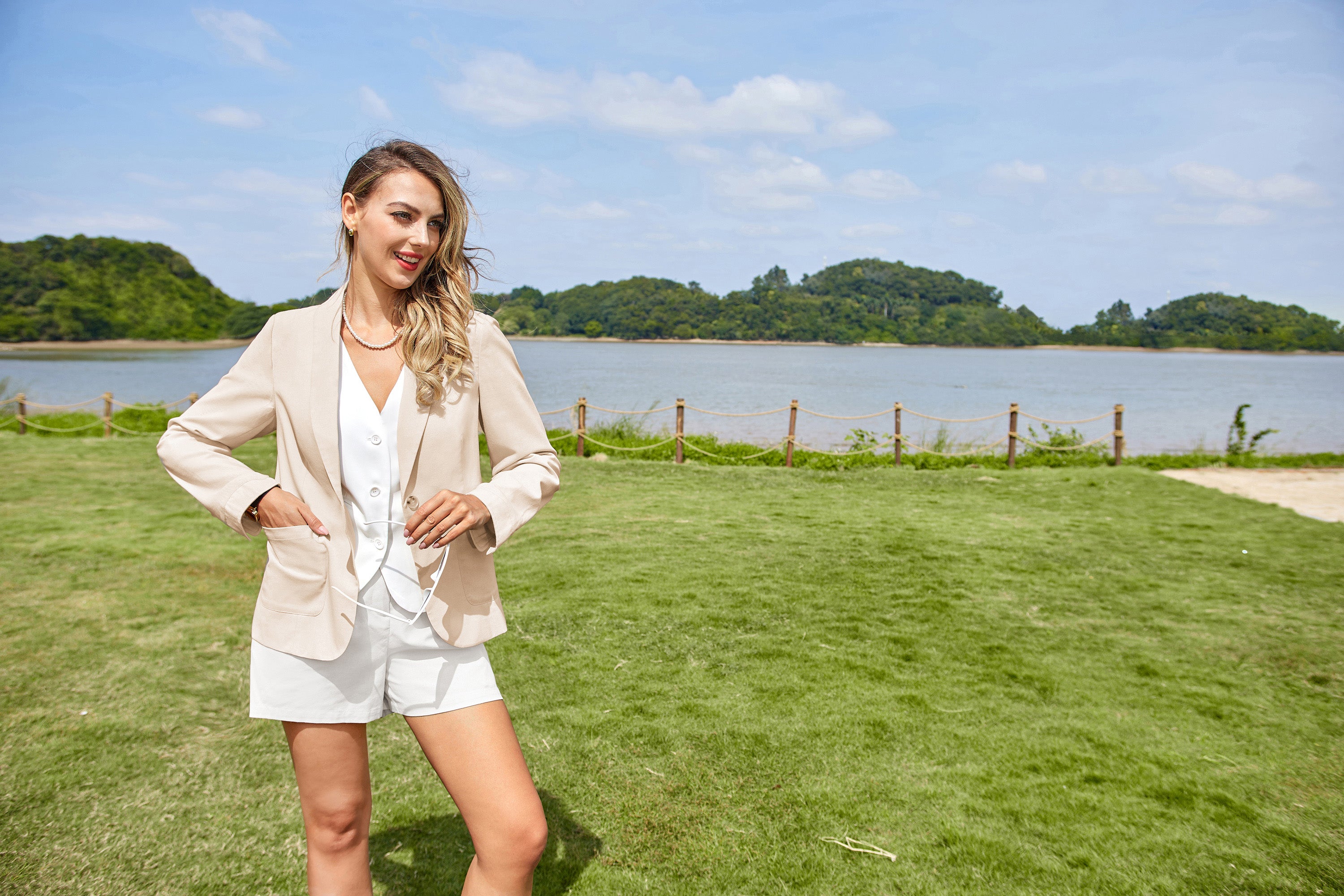 belle poque BP Women Vintage Shawl Lapel Blazer Coat OL One-Button Back Slit Suit Coat