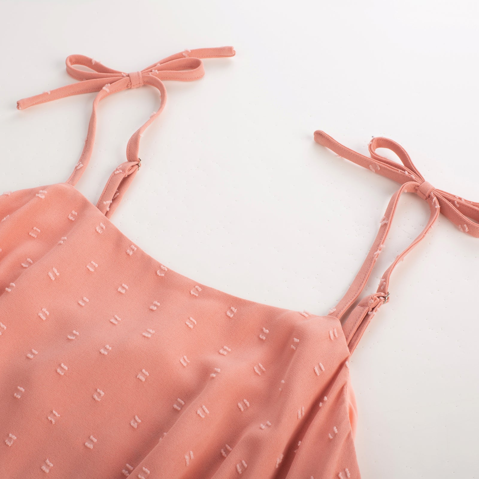 belle poque BP Women Vintage Swiss Dots Dress Spaghetti Straps Flared A-Line Dress