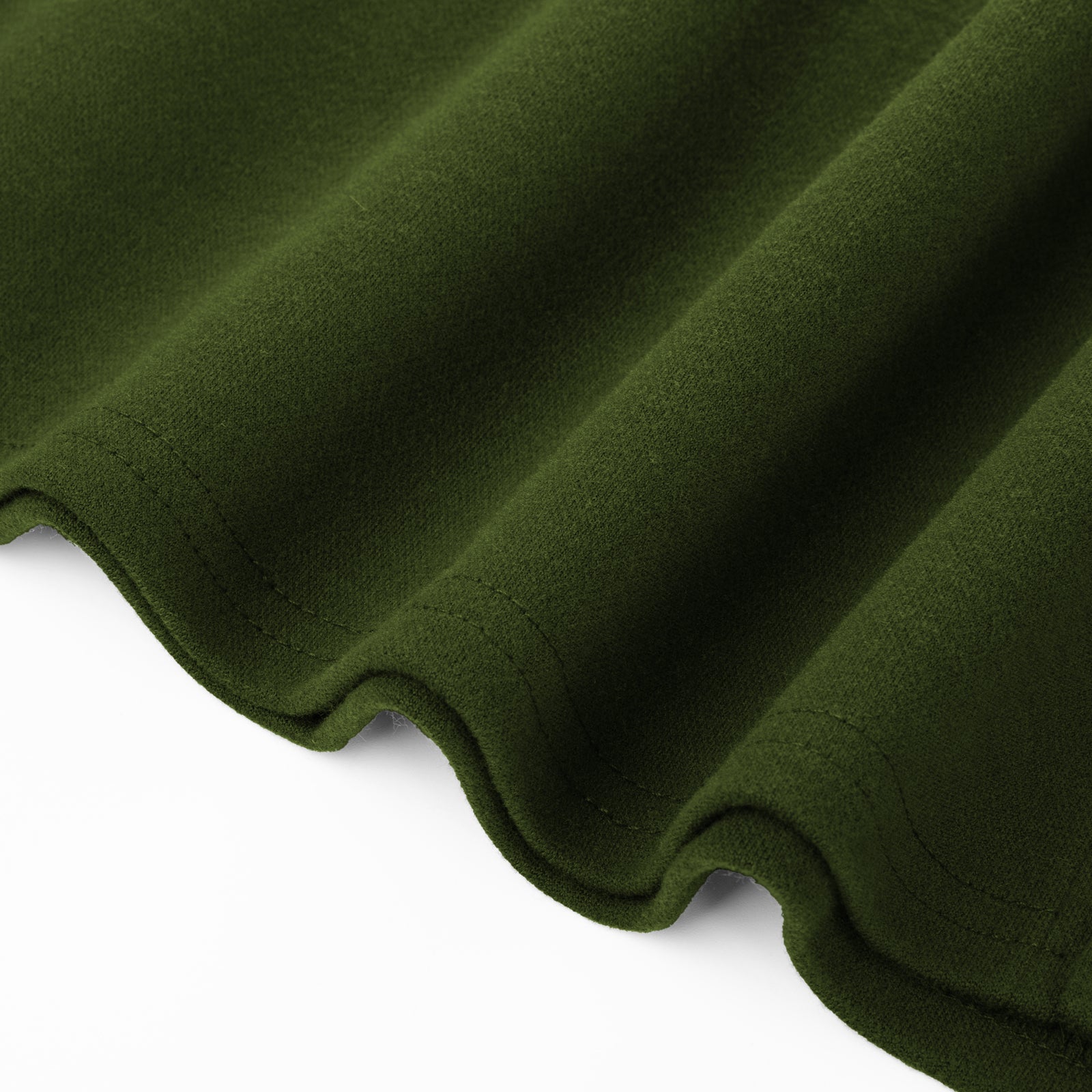 belle poque Vintage Front Slit Skirt Elastic Waist Button Decorated A-Line Skirt