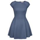 belle poque 2026 Elegant Formal Classy Cocktail Party Dress Boat Neck Short Dresses Light Blue