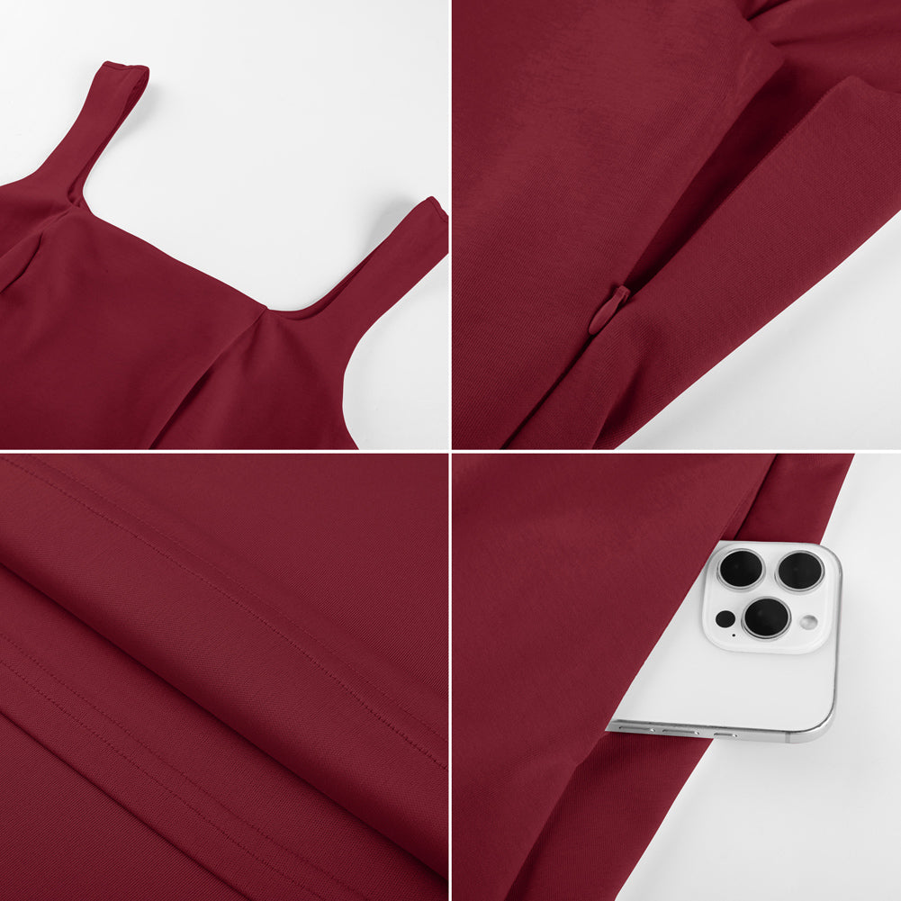 belle poque Homecoming Dresses with Pockets Semi Formal A Line Mini Grad Dress