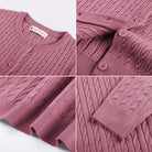 belle poque Belle Poque Women Fall Cardigan Sweater Button Up Cropped Cardigan Lightweight Crew Neck Sweater 2026