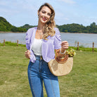 belle poque Spring 2026 Women's Short Sleeve Bolero Shrug Lightweight Cardigan