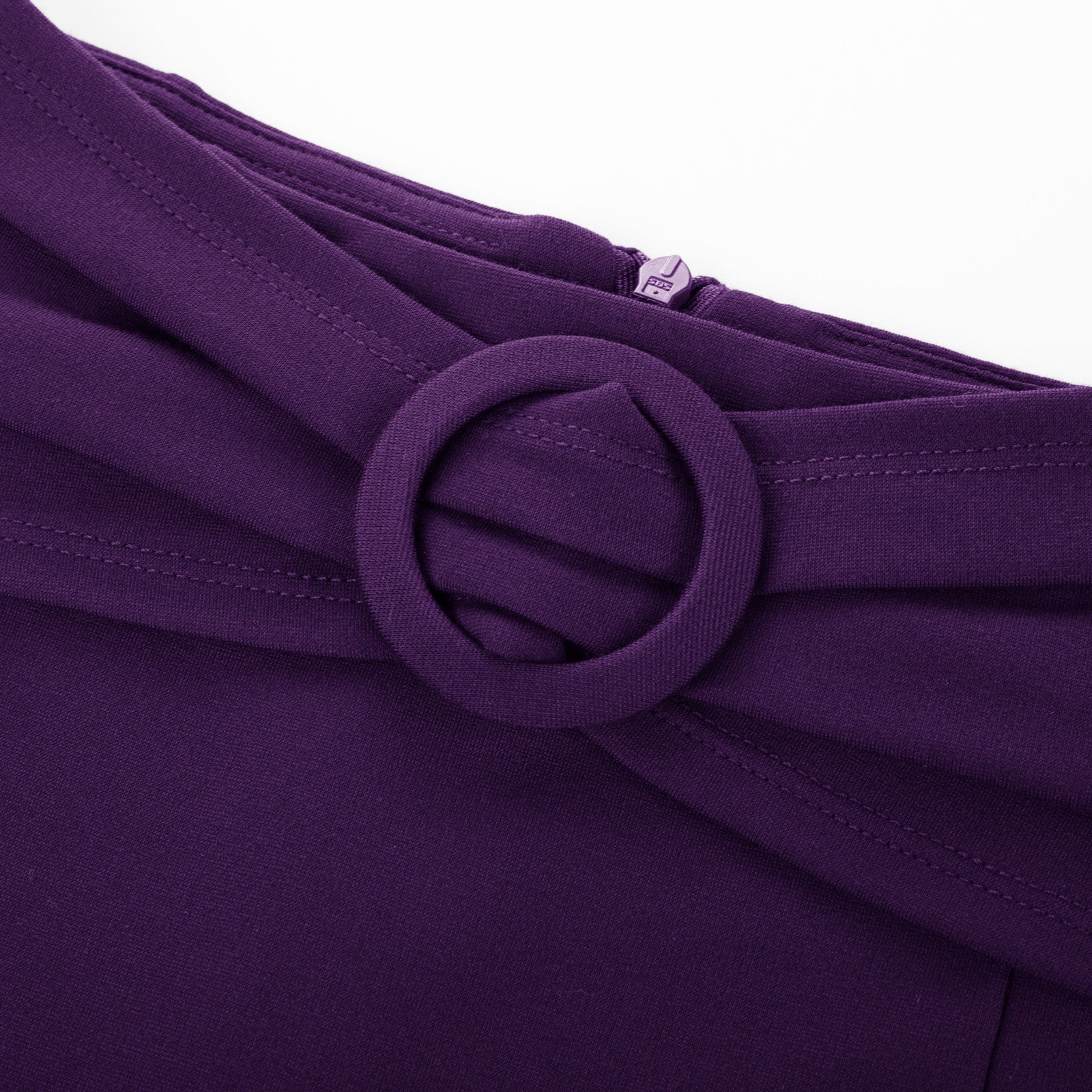 belle poque BP Women Vintage Front Slit Skirt Elastic Waist Mermaid Hem Bodycon Skirt