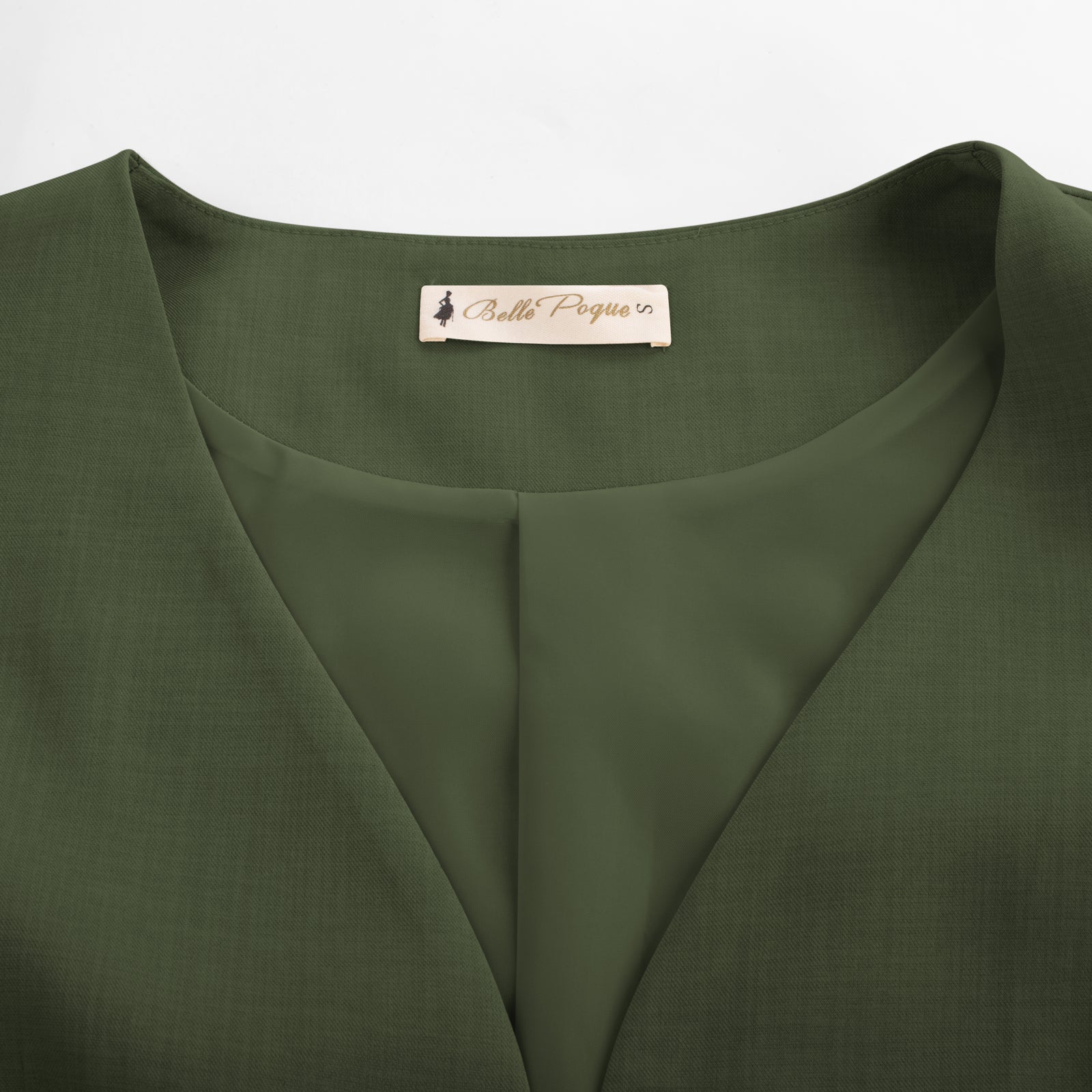 belle poque BP Women Vintage Single Breasted Waistcoat V-Neck Smocked Side Waist Vest