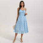 belle poque 2026 Spring Milkmaid Dress Wedding Guest Summer Midi Flowy Tea Party Dresses