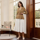 belle poque Vintage Cardigan Sweater Shawl Lapel Button Down Sweater Outwear Coat