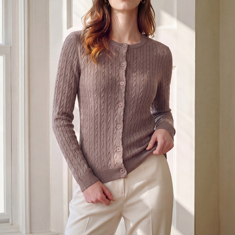 belle poque Fall Cardigan Sweater Button Up Cardigan Lightweight Sweater