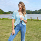 belle poque Spring 2026 Women's Short Sleeve Bolero Shrug Lightweight Cardigan