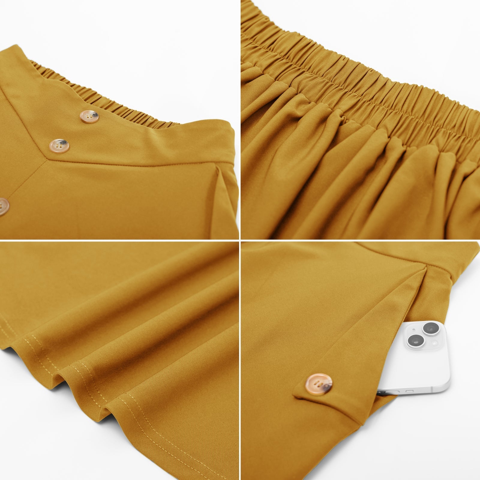 belle poque Vintage A-Line Skirt Midi Skirt Casual Skirt High Waisted Midi Party Skirt Basic A-Line Skirt