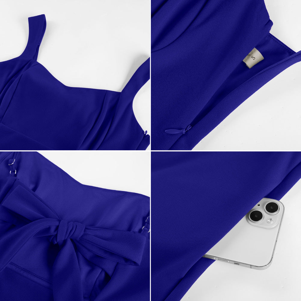 belle poque 2026 Women Graduation Dress with Pockets Short Bow Cocktail Party Dresses