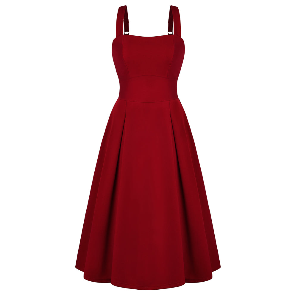 Women's Semi Formal Elegant Dress for Cocktail Party with Pockets