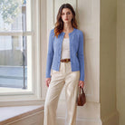 belle poque Fall Cardigan Sweater Button Up Cardigan Lightweight Sweater